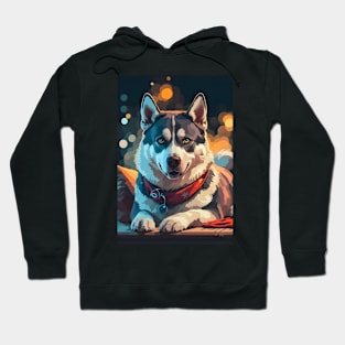 Beautiful cozy Siberian husky Hoodie